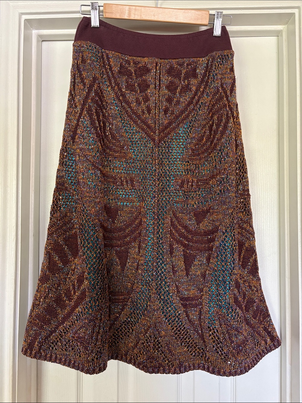 Anthropologie Cecilia Prado Knit Midi Skirt